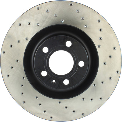 StopTech Sport Cryo Cross Drilled Brake Rotor; Rear Right