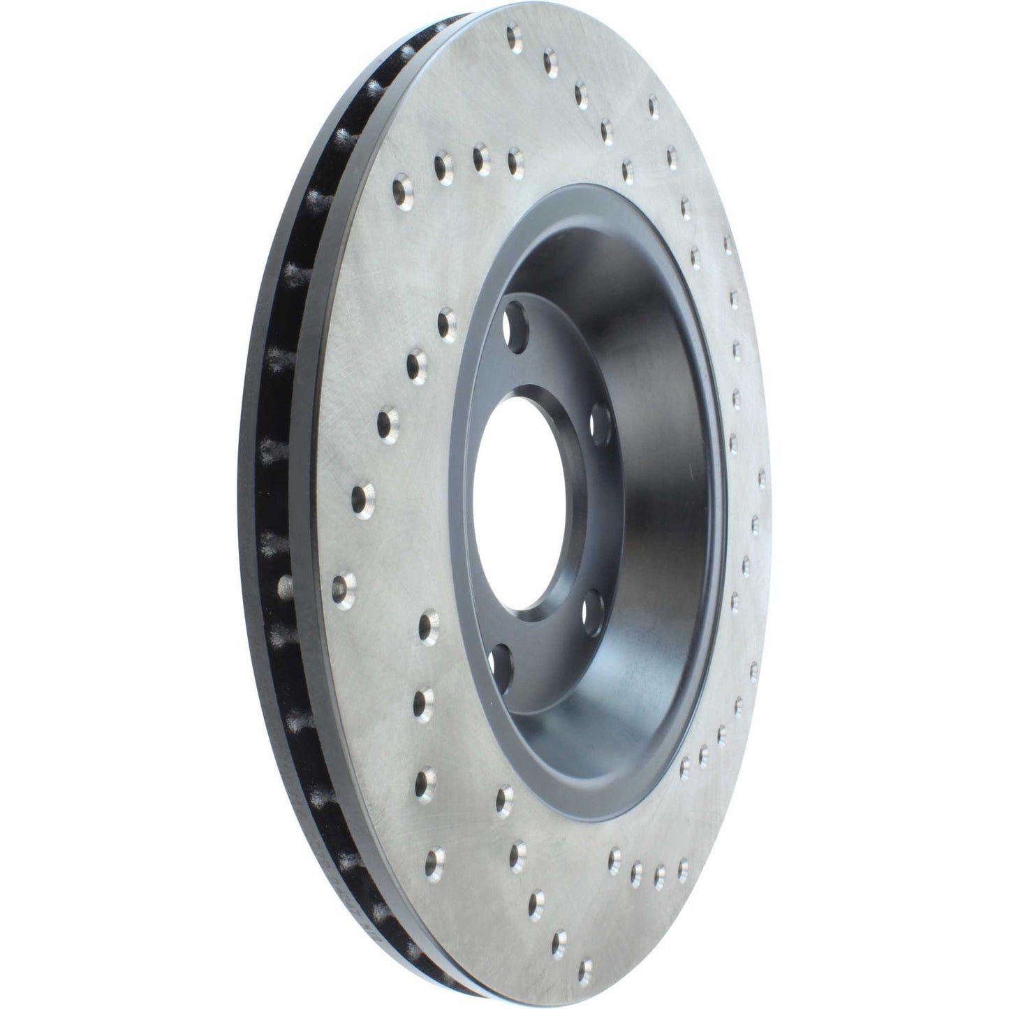 StopTech 04-09 Audi S4 Rear Right Drilled Rotor 128.33088R
