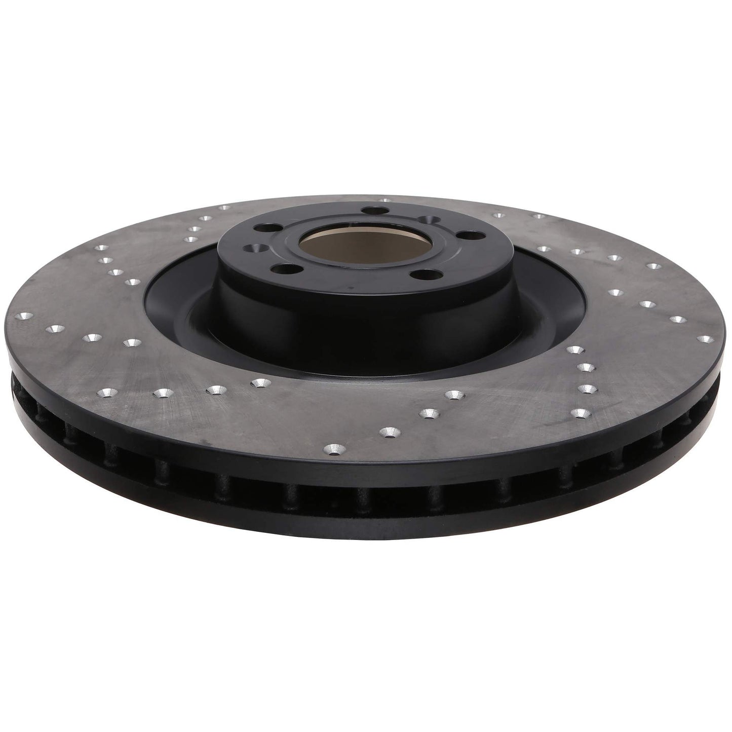 StopTech Sport Cryo Cross Drilled Brake Rotor; Rear Left