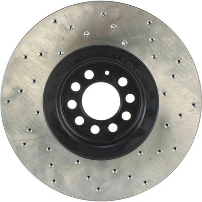 StopTech Sport Cryo Cross Drilled Brake Rotor; Rear Right