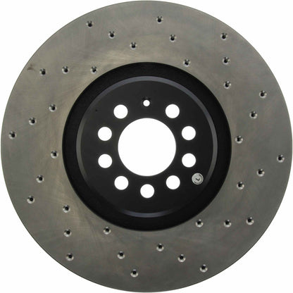 StopTech Sport Cryo Cross Drilled Brake Rotor; Front Right