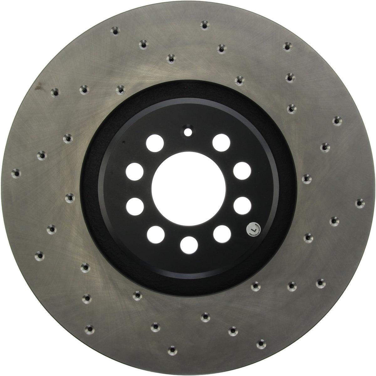 StopTech Sport Cryo Cross Drilled Brake Rotor; Front Right