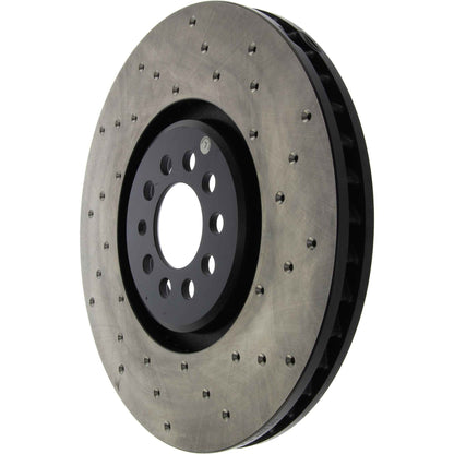 StopTech Sport Cryo Cross Drilled Brake Rotor; Front Right