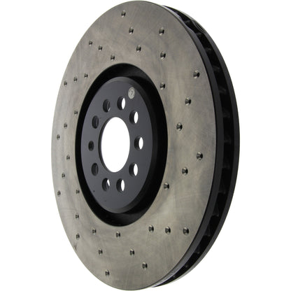 StopTech Sport Cryo Cross Drilled Brake Rotor; Front Right