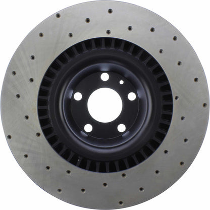 StopTech Sport Cryo Cross Drilled Brake Rotor; Front Right