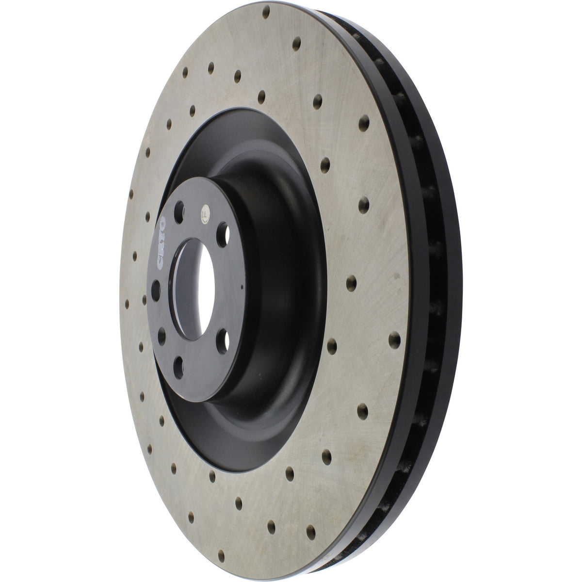 StopTech Sport Cryo Cross Drilled Brake Rotor; Front Right