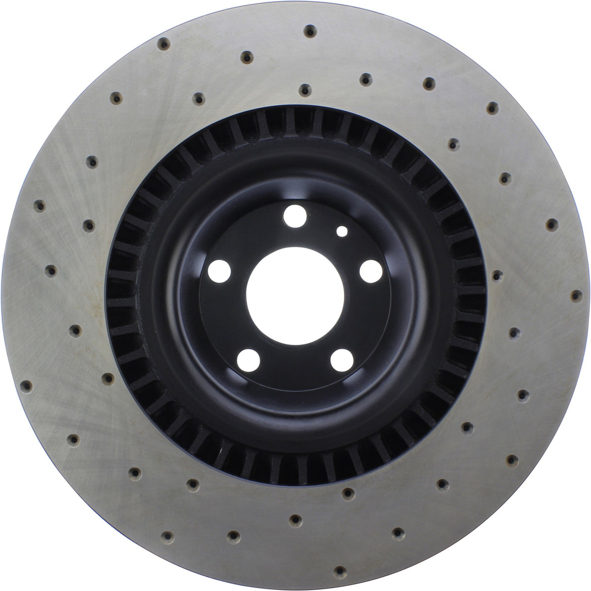 StopTech Sport Cryo Cross Drilled Brake Rotor; Front Left