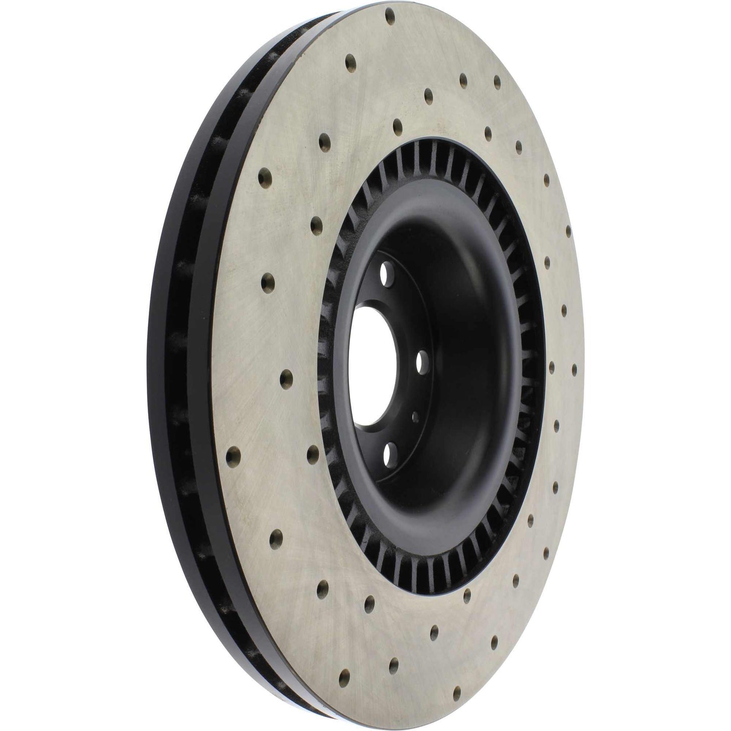 StopTech Sport Cryo Cross Drilled Brake Rotor; Front Left