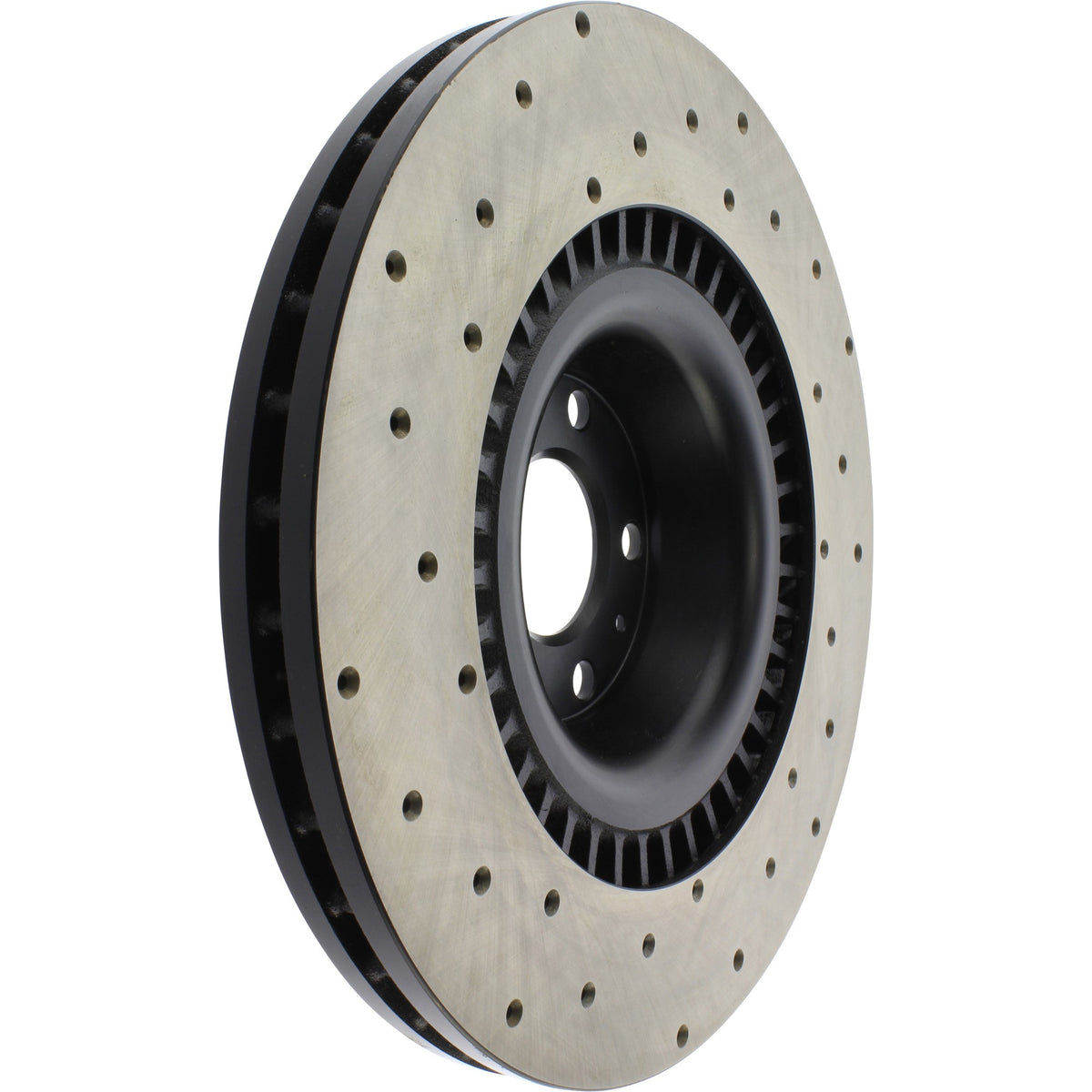 StopTech Sport Cryo Cross Drilled Brake Rotor; Front Left