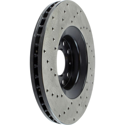 StopTech Sport Cryo Cross Drilled Brake Rotor; Front Right