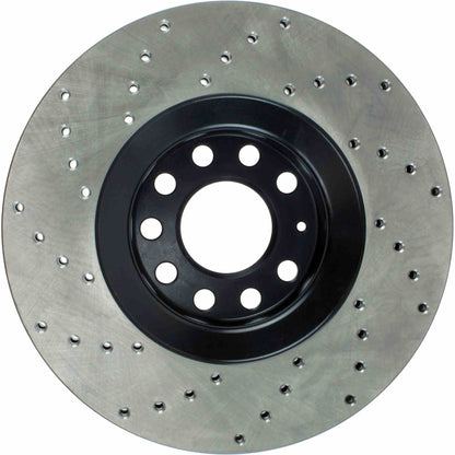 StopTech 01-06 Audi All Road / 05-09 A4/A4 Quattro / 6/99-04 A6 Quattro Drilled Left Front Rotor 128.33096L