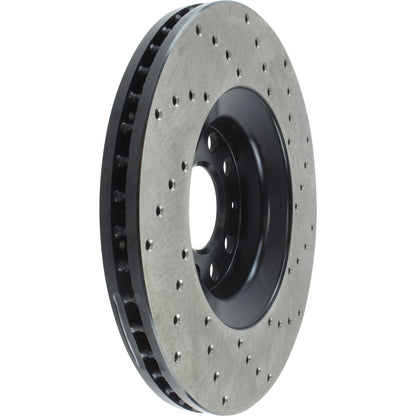 StopTech 01-06 Audi All Road / 05-09 A4/A4 Quattro / 6/99-04 A6 Quattro Drilled Right Front Rotor 128.33096R