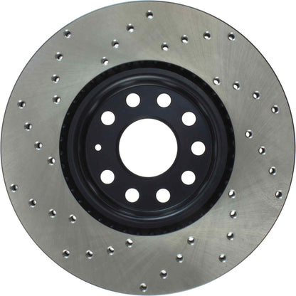StopTech Sport Cryo Cross Drilled Brake Rotor; Front Right