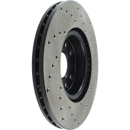 StopTech Sport Cryo Cross Drilled Brake Rotor; Rear Left
