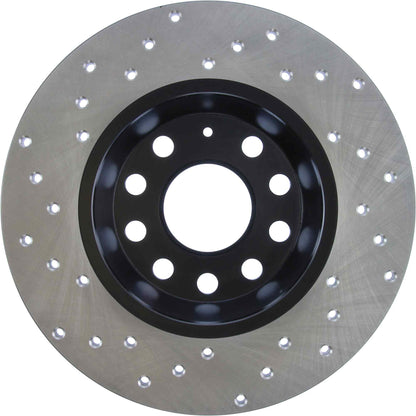 StopTech Sport Cryo Cross Drilled Brake Rotor; Front Right