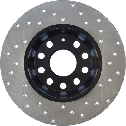 StopTech Sport Cryo Cross Drilled Brake Rotor; Rear Left