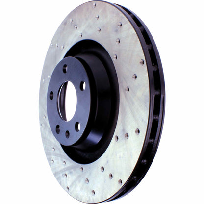 StopTech Sport Cryo Cross Drilled Brake Rotor; Rear Right