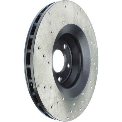StopTech Sport Cryo Cross Drilled Brake Rotor; Rear Right