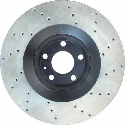 StopTech Sport Cryo Cross Drilled Brake Rotor; Rear Left