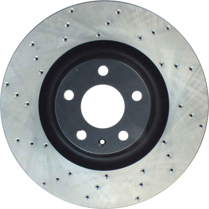 StopTech Sport Cryo Cross Drilled Brake Rotor; Front Left