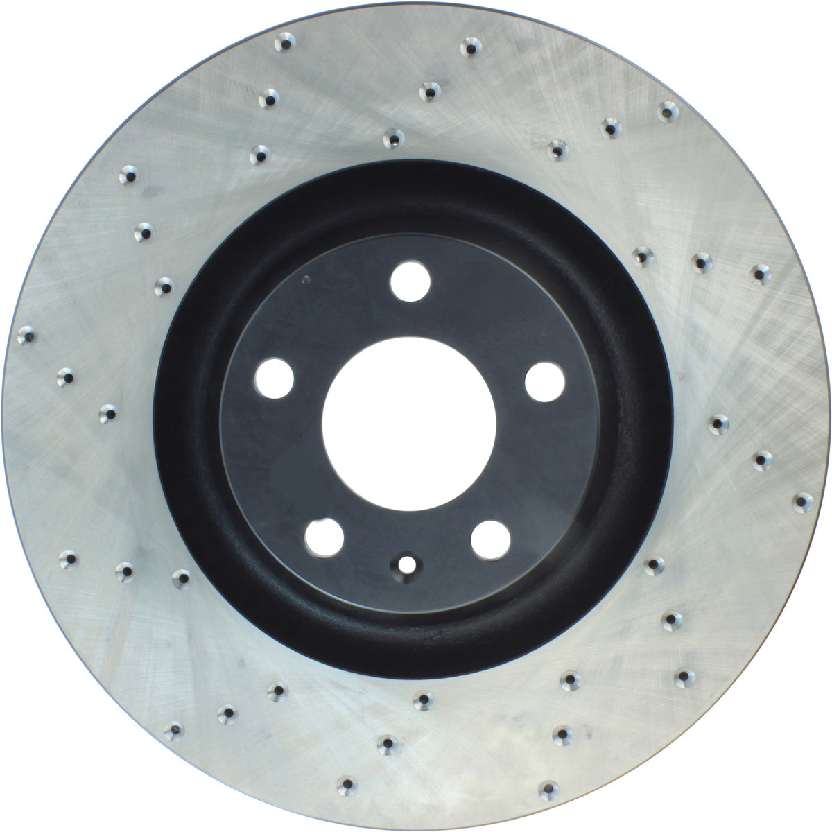 StopTech Sport Cryo Cross Drilled Brake Rotor; Front Left