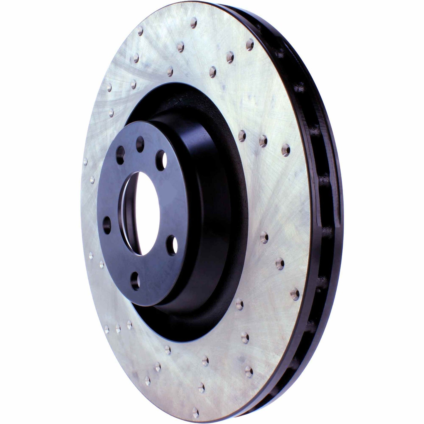 StopTech Sport Cryo Cross Drilled Brake Rotor; Front Left