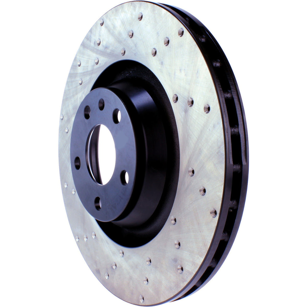 StopTech Sport Cryo Cross Drilled Brake Rotor; Front Left