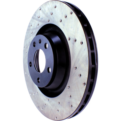 StopTech Sport Cryo Cross Drilled Brake Rotor; Front Left