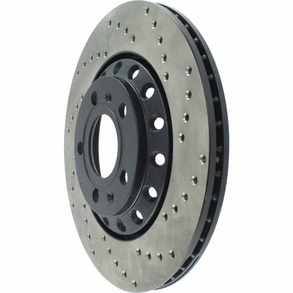 StopTech 05-10 A8/A8 Quattro 4.2L V8 / 04-06 VW Rabbit Drilled Left Rear Rotor 128.33102L