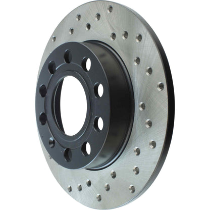 StopTech SportStop 02-06 Audi A4 (Exc Quattro) / 02-12/04 A4 Quattro Drilled Right Rear Rotor 128.33106R
