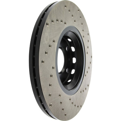 StopTech Sport Cryo Cross Drilled Brake Rotor; Rear Left
