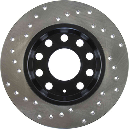 StopTech 01-08 Audi A4 Cross Drilled Cryo Left Rear Rotor 128.33108CL