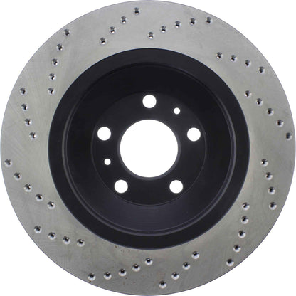 StopTech Sport Cryo Cross Drilled Brake Rotor; Front Left