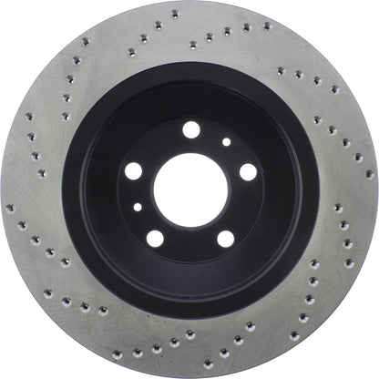 StopTech Sport Cryo Cross Drilled Brake Rotor; Front Left