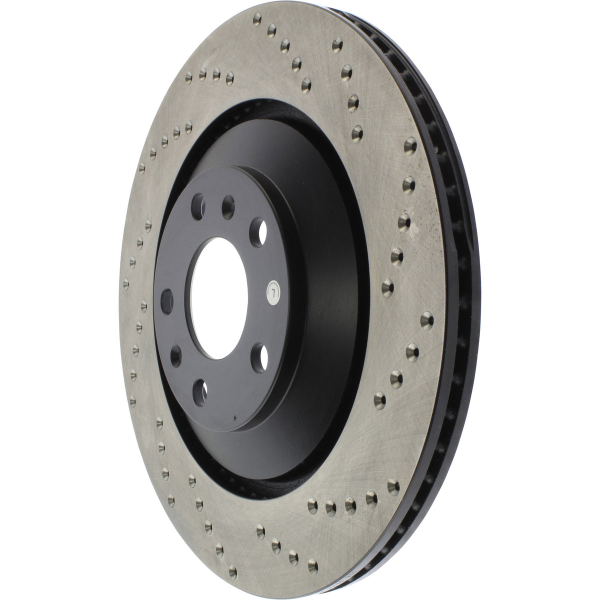 StopTech Sport Cryo Cross Drilled Brake Rotor; Front Left