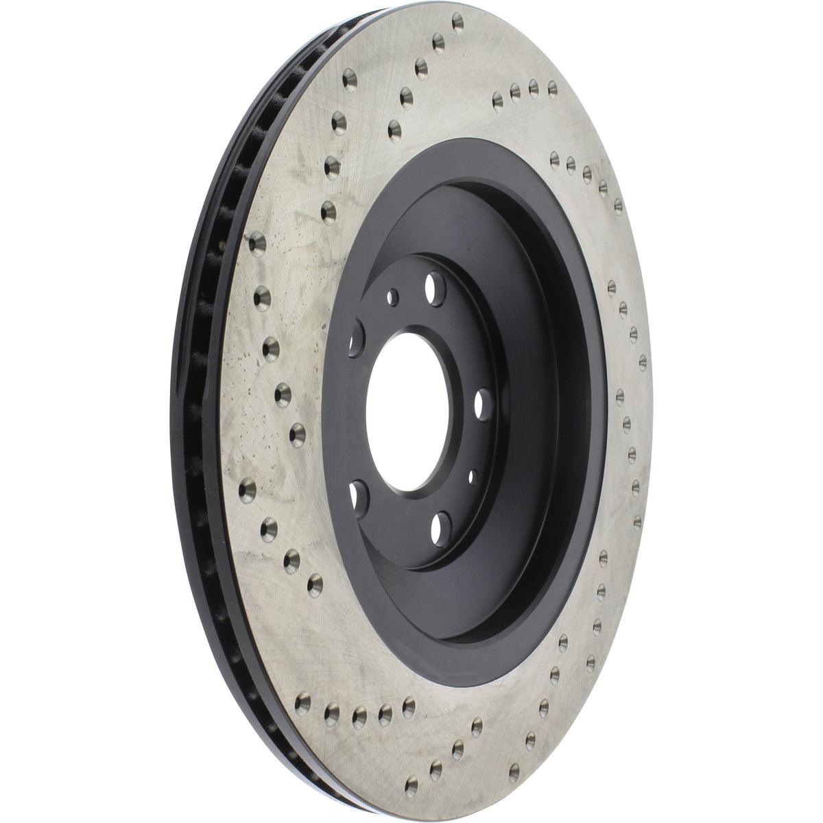 StopTech Sport Cryo Cross Drilled Brake Rotor; Front Left