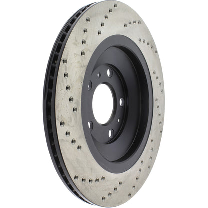 StopTech Sport Cryo Cross Drilled Brake Rotor; Front Left
