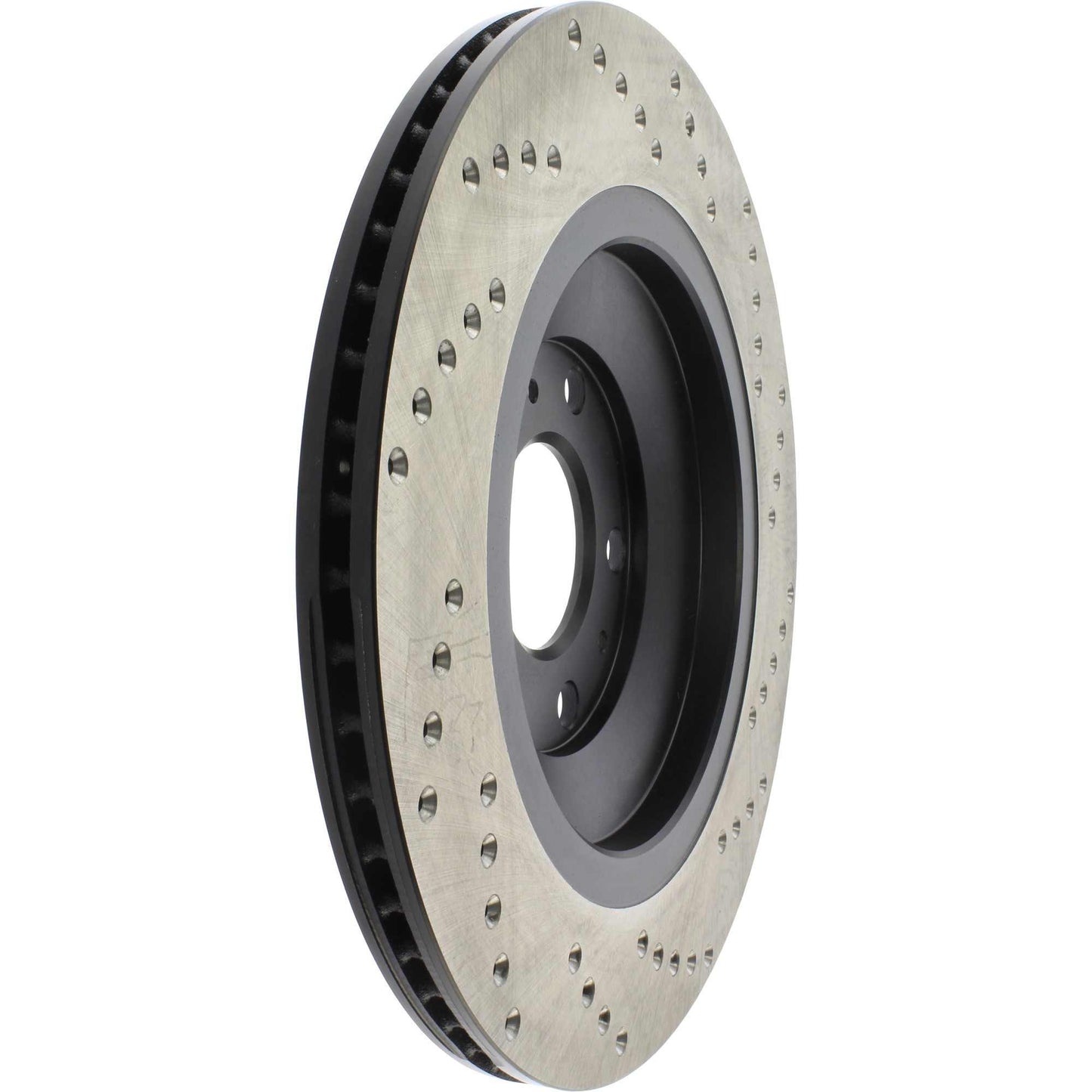 StopTech Sport Cryo Cross Drilled Brake Rotor; Front Left