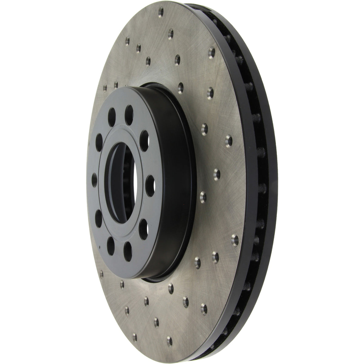 StopTech 05-10 VW Jetta (Exc Wagon) / 09-10 Jetta Wagon /07-10 Rabbit Drilled Cryo Left Front Rotor 128.33110CL