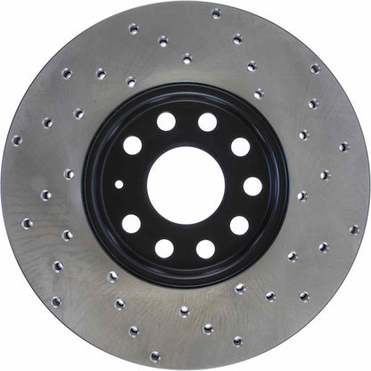 StopTech 05-10 VW Jetta (Exc Wagon) / 09-10 Jetta Wagon /07-10 Rabbit Drilled Cryo Right Front Rotor 128.33110CR