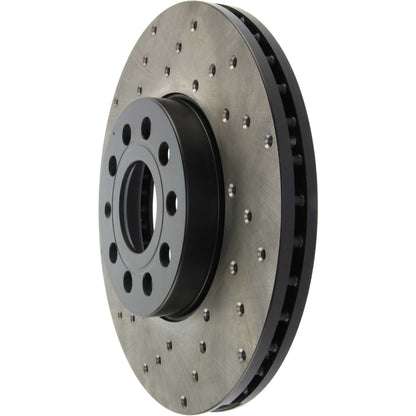 StopTech 05-10 VW Jetta (Exc Wagon) / 09-10 Jetta Wagon /07-10 Rabbit Drilled Cryo Right Front Rotor 128.33110CR