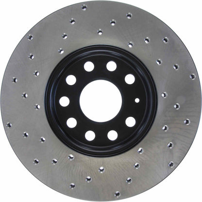 StopTech 05-10 VW Jetta (Exc Wagon) / 09-10 Jetta Wagon / 07-10 Rabbit Drilled Left Front Rotor 128.33110L