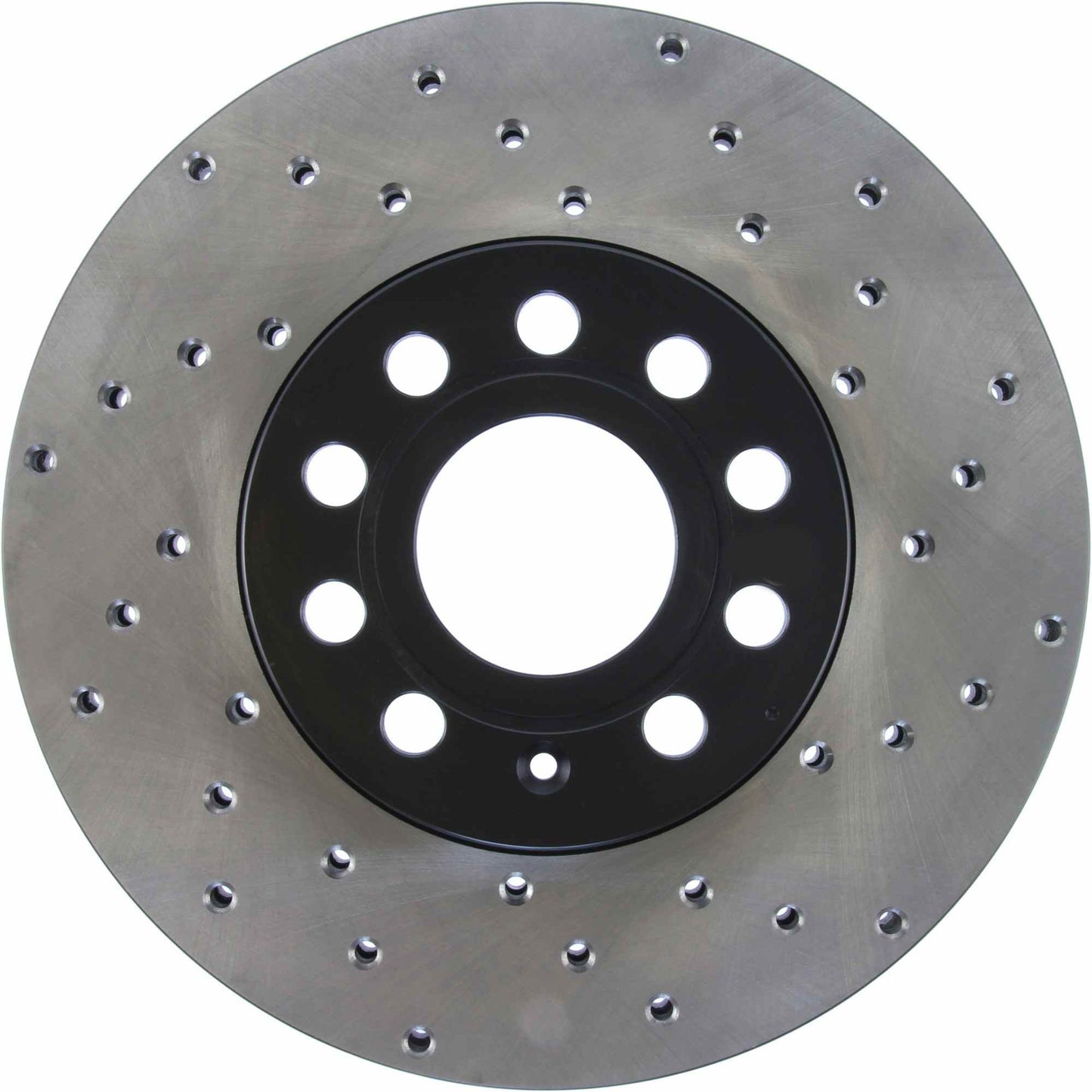 StopTech 05-10 VW Jetta (Exc Wagon) / 09-10 Jetta Wagon / 07-10 Rabbit Drilled Left Front Rotor 128.33110L
