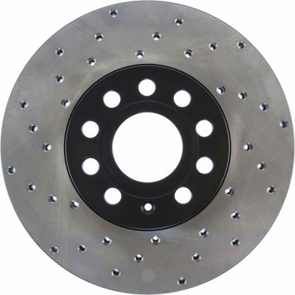 StopTech 05-10 VW Jetta (Exc Wagon) / 09-10 Jetta Wagon / 07-10 Rabbit Drilled Right Front Rotor 128.33110R