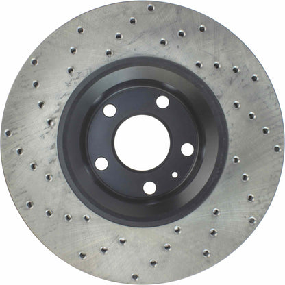 StopTech Sport Cryo Cross Drilled Brake Rotor; Front Left