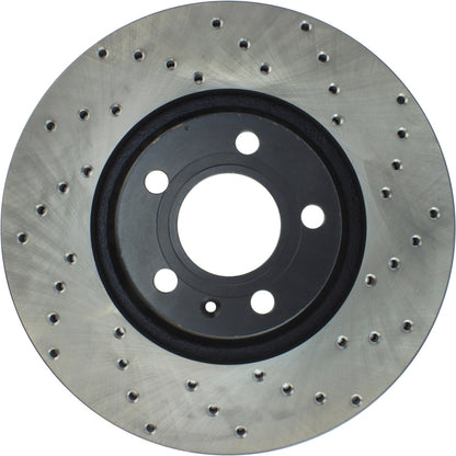 StopTech Sport Cryo Cross Drilled Brake Rotor; Front Left
