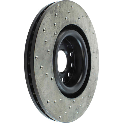 StopTech Sport Cryo Cross Drilled Brake Rotor; Front Left
