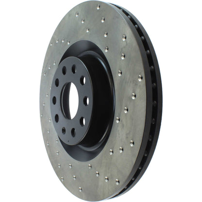 StopTech Sport Cryo Cross Drilled Brake Rotor; Front Left