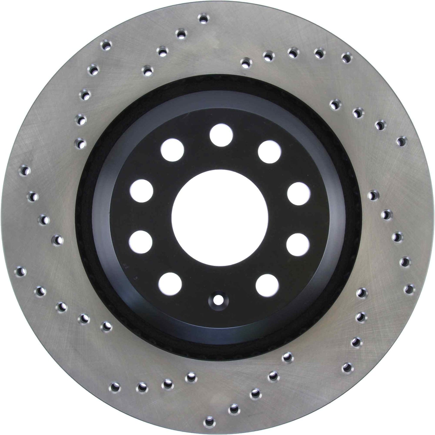 StopTech 09-13 VW CC 3.6L VR6 / 08-09 & 12 Golf R/Golf R32 Cryo Drilled Right Rear Rotor 128.33113CR