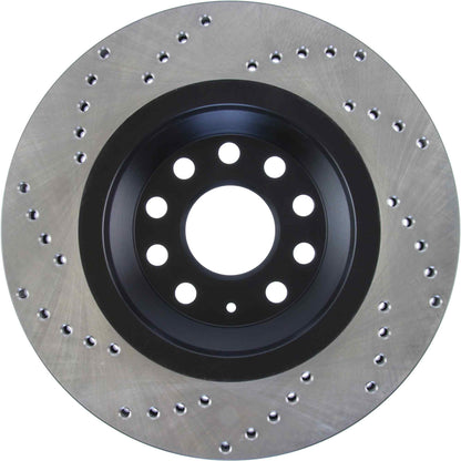 StopTech Sport Cryo Cross Drilled Brake Rotor; Front Left